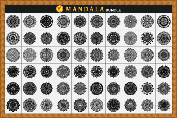 60 Mandala SVG Crafts Bundle: The Ultimate Solution for Creative Artisans