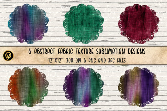 Abstract Fabric Texture Sublimations: Transforming Digital Files into Real-World Creations