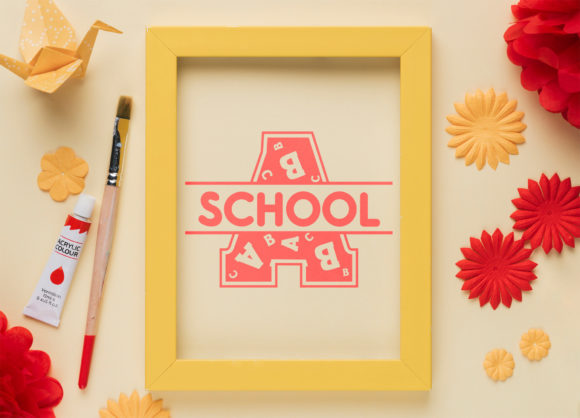 Back to School Monogram: A Versatile Font for Creative Education Projects