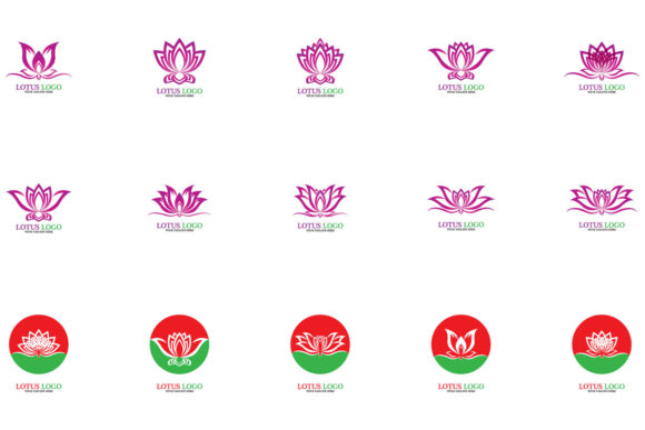 Beauty Lotus Flowers Design Logo: A Versatile Asset for Modern Branding and Creative Projects
