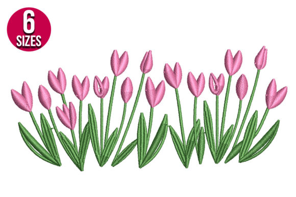 Bringing Spring Indoors: The Timeless Charm of Tulip Flower Embroidery