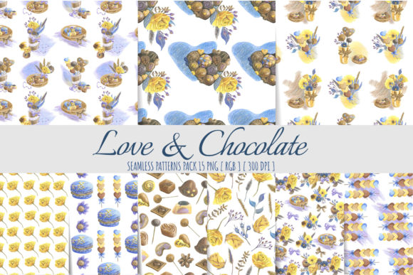 Bringing Sweetness to Your Creative Projects with Hearts and Chocolates Patterns