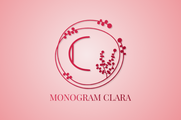 Crafting Timeless Aesthetics with the Delicate Flourish of Monogram Clara