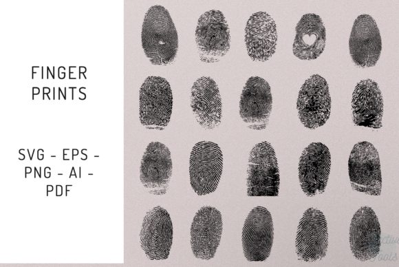 Fingerprint Set: The Ultimate Digital Asset for Biometric Design and Security Projects