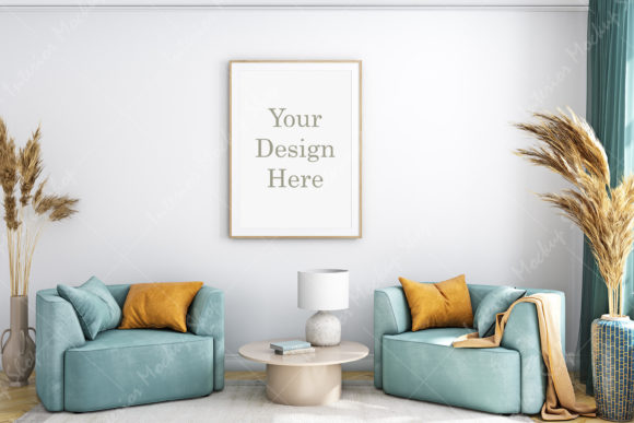 Frame Mockup Living Room 877: Elevate Your Interior Designs