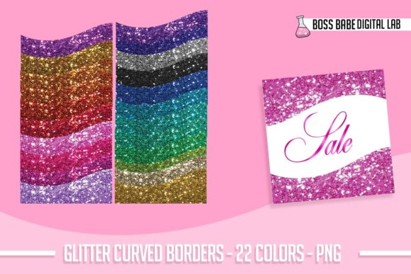 Glitter Curved Border Clipart: The Ultimate Hack for Instant Social Media Glam