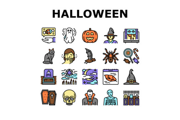 Halloween Autumn Season Holiday Icons Se: A Comprehensive Guide to Vector Design Elements
