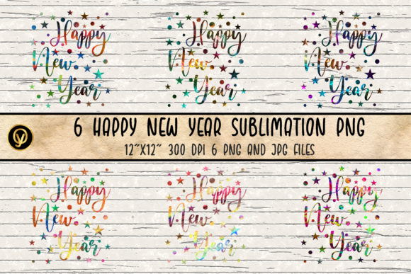 Happy New Year Sublimation Png: Premium Designs for Creators