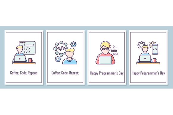 International Programmers Day Cards: Celebrating Code with Creative Design