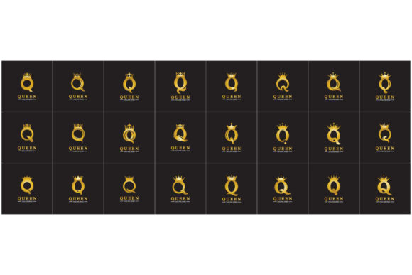 Letter Q Queen Logo Icon Design Vector for Premium Branding
