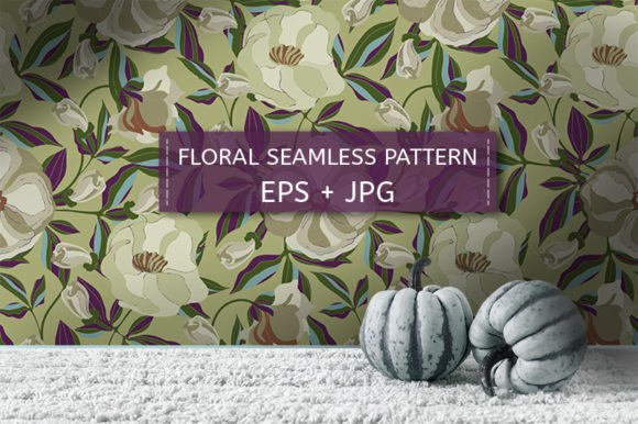 Olive Color Pattern: Integrating Vector Floral Designs into Professional Workflows