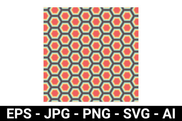 Reviving the Hexagonal Retro Color Seamless Pattern in Modern Design