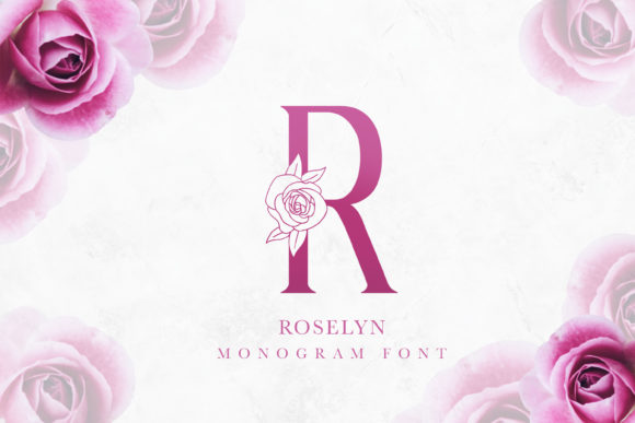 Roselyn: A Delicate Floral Font for Romantic Designs