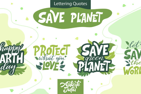 Save Planet Lettering Quotes: Elevating Eco-Conscious Messaging with Handcrafted Typography