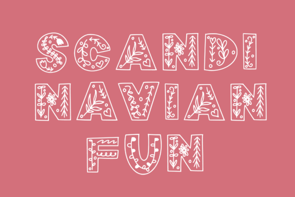 Scandinavian Fun: A Chalkboard Font for Real Designs