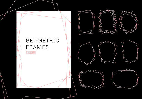 Template Pink Gold Geometric Polyhedron: A Strategic Asset for High-End Wedding Design