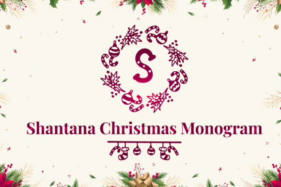 Transforming Festive Design with Shantana Christmas Monogram
